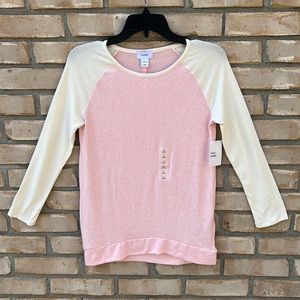 New Old Navy Tunic Length Sweater Raglan Style Shirt Top Long Sleeve Cozy Soft